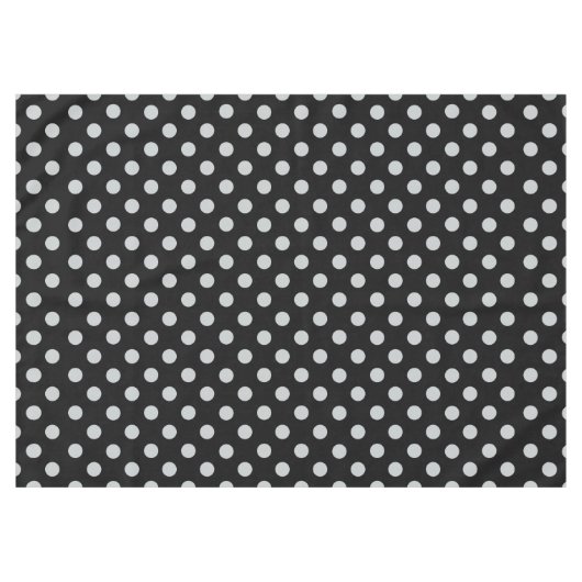 グレー水玉模様の色をクリック変カスタマイズ更 テーブルクロス (正面(横))