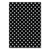 グレー水玉模様の色をクリック変カスタマイズ更 テーブルナンバー (正面)