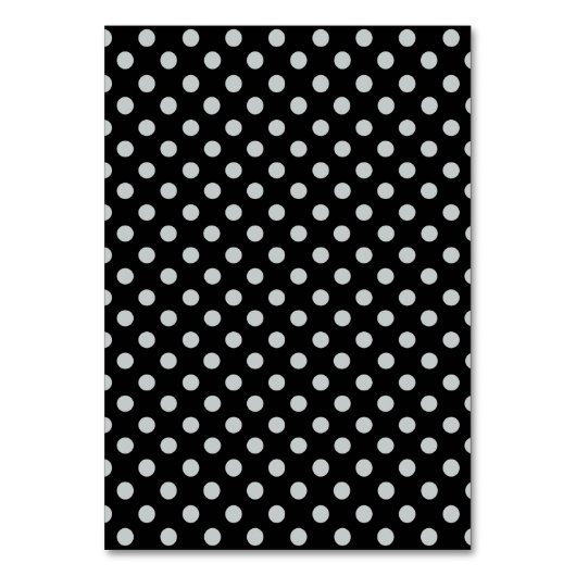 グレー水玉模様の色をクリック変カスタマイズ更 テーブルナンバー (正面)