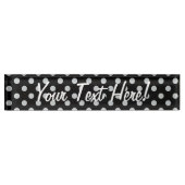 グレー水玉模様の色をクリック変カスタマイズ更 デスクネームプレート (正面)