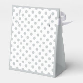 グレー水玉模様の色をクリック変カスタマイズ更 フェイバーボックス (裏面サイド)