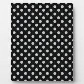 グレー水玉模様の色をクリック変カスタマイズ更 フォトプラーク (正面)