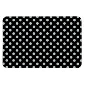 グレー水玉模様の色をクリック変カスタマイズ更 マグネット (横)