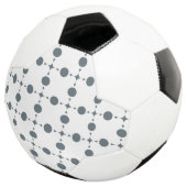 グレー水玉、ドット柄、水玉 サッカーボール (3/4)