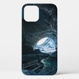 グレー洞窟 iPhone 12ケース
