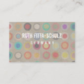 グレー淡い色のの名刺の透明背景 名刺 (裏面)