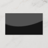 グレー澄んブラックパターントレンディー名刺 名刺 (裏面)