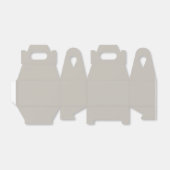 グレー無地のカラー受賞箱 フェイバーボックス (折り畳みなし)