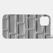 グレー煉瓦デザインiPhoneケース ミニマルスタイル Case-Mate iPhoneケース (裏面 (横))