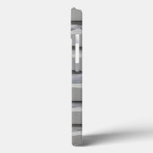 グレー煉瓦デザインiPhoneケース ミニマルスタイル Case-Mate iPhoneケース (裏面 / 左)