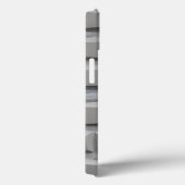 グレー煉瓦デザインiPhoneケース ミニマルスタイル Case-Mate iPhoneケース (裏面 / 右)
