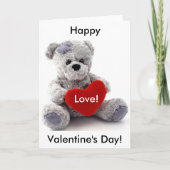 グレー熊とハートカード シーズンカード (正面)