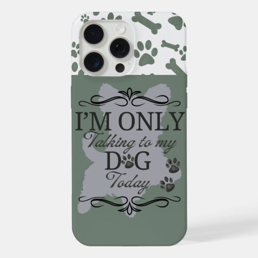 グレー犬のCase-Mate iPhoneケース iPhone 15 Pro Maxケース (裏面)