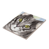 グレー猫 タイル (側面)