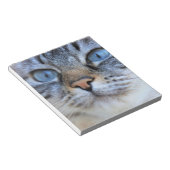 グレー猫 ノートパッド (アングル)