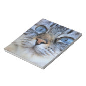 グレー猫 ノートパッド (回転)