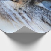 グレー猫 ラッピングペーパー (角)