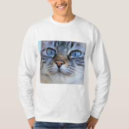グレー猫 Tシャツ