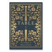 グレー王室の中世結婚剣 テーブルナンバー (正面)