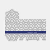 グレー白モロッコ#5ネイビーブルー名モノグラム フェイバーボックス (折り畳みなし)