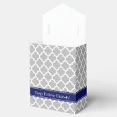 グレー白モロッコ#5ネイビーブルー名モノグラム フェイバーボックス (オープン)