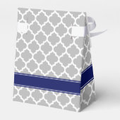 グレー白モロッコ#5ネイビーブルー名モノグラム フェイバーボックス (裏面サイド)