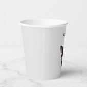 グレー白黒キティキャット 紙コップ (右)