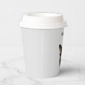 グレー白黒キティキャット 紙コップ (右)