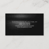 グレー白黒パターン名刺 名刺 (裏面)