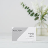 グレー白黒パターン名刺 名刺 (スタンド正面)