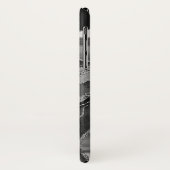 グレー白黒マーブルアゲートシルバーグリッター#1 Case-Mate iPhoneケース (裏面/左)