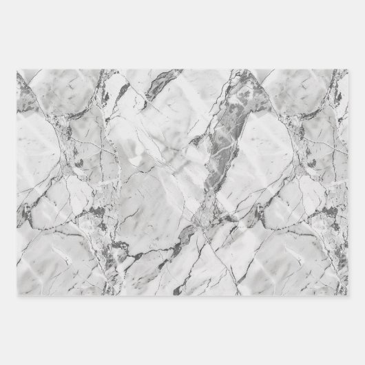 グレー石板ウィスパーストリーム ラッピングペーパーシート (正面)