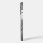 グレー石板テクスチャiPhoneケース Case-Mate iPhoneケース (裏面 / 左)