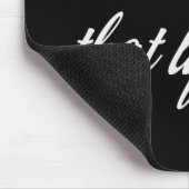 グレー私は人生についてではない マウスパッド (コーナー)