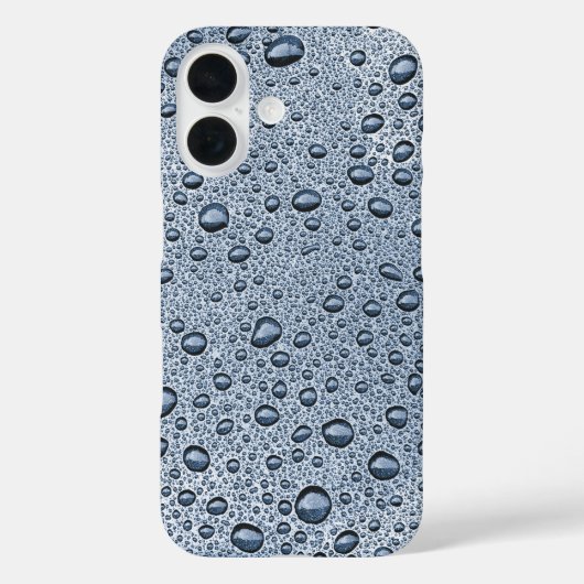 グレー系の水滴 Case-Mate iPhoneケース (裏面)