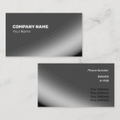 グレー素晴らしホワイトシェードとレイ 名刺 (正面/裏面)