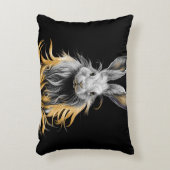 グレー素晴らしラビットオンファイア アクセントクッション (正面(垂直))