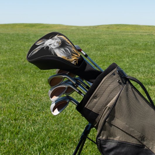 グレー素晴らしラビットオンファイア ゴルフヘッドカバー (インサイチュ)