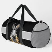 グレー素晴らしラビットオンファイア ダッフルバッグ (右コーナー)