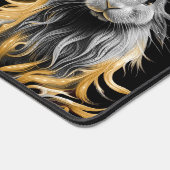 グレー素晴らしラビットオンファイア デスクマット (コーナー)