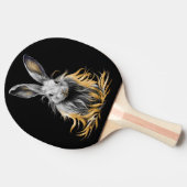 グレー素晴らしラビットオンファイア 卓球ラケット (横)