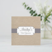 グレー素朴とベージュ・バーラップ第1陣 招待状 (スタンド正面)