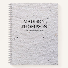 グレー素朴アンティークヴィンテージ紙テクスチャ ノートブック