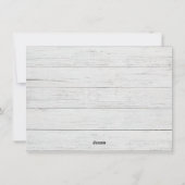 グレー素朴ウッドクリスマスハッピーホリデーズ写真 シーズンカード (裏面)