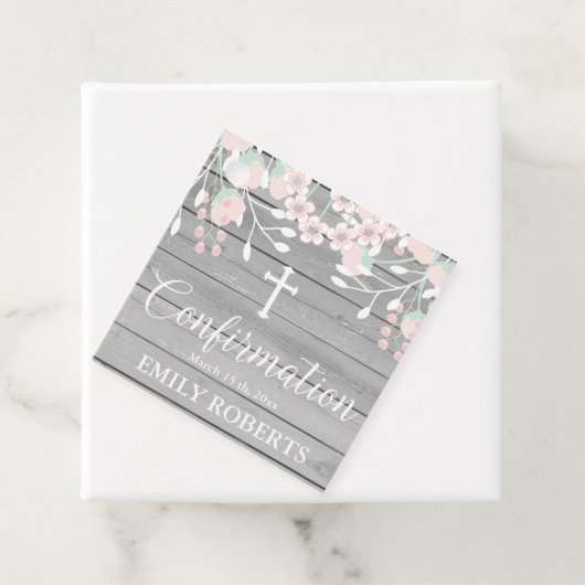 グレー素朴ウッド赤面フローラ確認 フェイバータグ (インサイチュ)