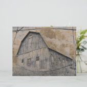 グレー素朴セピアバーンヴィンテージテクスチャ (スタンド正面)