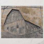 グレー素朴セピアバーンヴィンテージテクスチャ (正面)