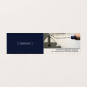 グレー絵を描ローラー、ペインター&デコレーター写真 名刺 (外部フラット)