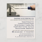 グレー絵を描ローラー、ペインター&デコレータ広告ーズ チラシ (正面)