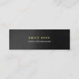 グレー背景モダンプロフェッショナルスリム スキニー名刺